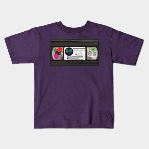 BDM Never Sleep In A Deathbed Cassette Kids T-Shirt by Big Dumb Monsters